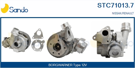 Turbocompressore, sovralimentazione SANDO STC71013.7