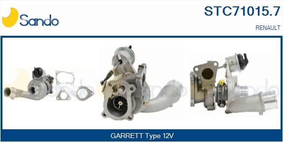 Turbocompressore, sovralimentazione SANDO STC71015.7