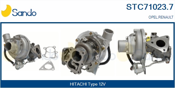 Turbocompressore, sovralimentazione SANDO STC71023.7