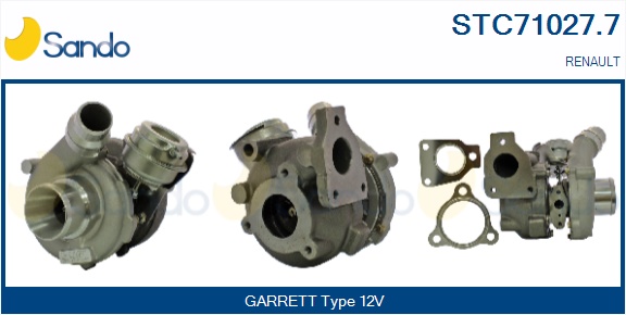 Turbocompressore, sovralimentazione SANDO STC71027.7