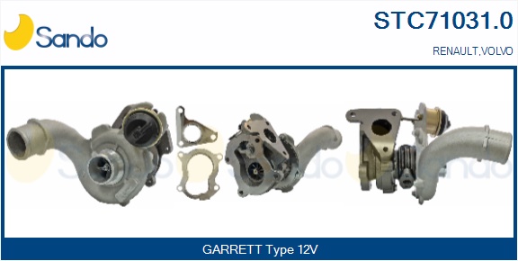 Turbocompressore, sovralimentazione SANDO STC71031.0