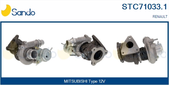 Turbocompressore, sovralimentazione SANDO STC71033.1
