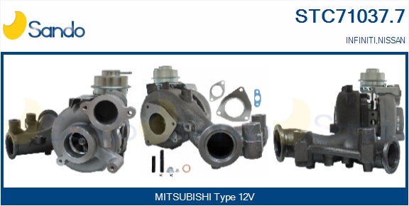 Turbocompressore, sovralimentazione SANDO STC71037.7