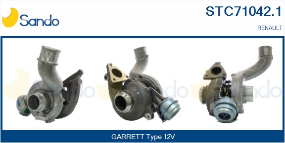 Turbocompressore, sovralimentazione SANDO STC71042.1