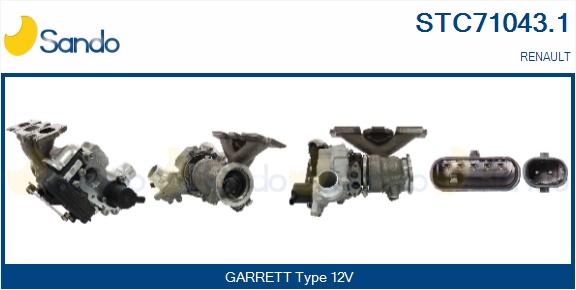 Turbocompressore, sovralimentazione SANDO STC71043.1