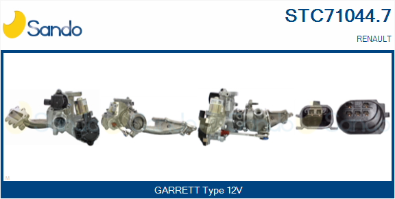 Turbocompressore, sovralimentazione SANDO STC71044.7