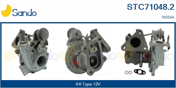 Turbocompressore, sovralimentazione SANDO STC71048.2