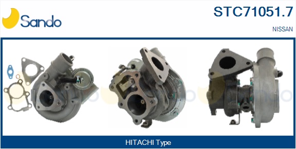 Turbocompressore, sovralimentazione SANDO STC71051.7