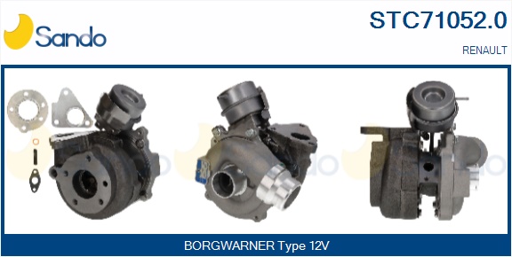 Turbocompressore, sovralimentazione SANDO STC71052.0