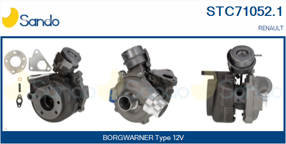 Turbocompressore, sovralimentazione SANDO STC71052.1