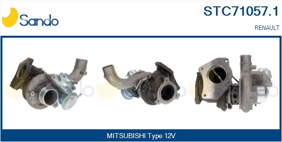 Turbocompressore, sovralimentazione SANDO STC71057.1