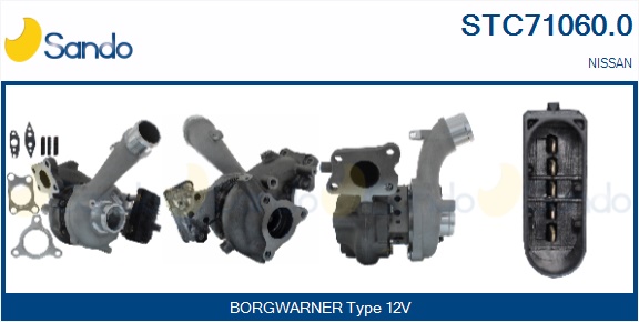 Turbocompressore, sovralimentazione SANDO STC71060.0