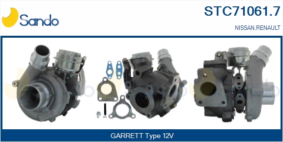 Turbocompressore, sovralimentazione SANDO STC71061.7