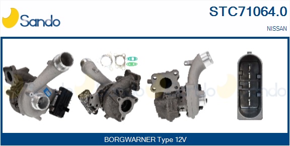 Turbocompressore, sovralimentazione SANDO STC71064.0