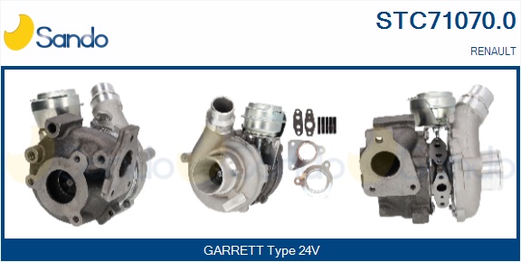 Turbocompressore, sovralimentazione SANDO STC71070.0