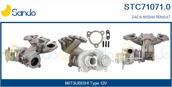 Turbocompressore, sovralimentazione SANDO STC71071.0