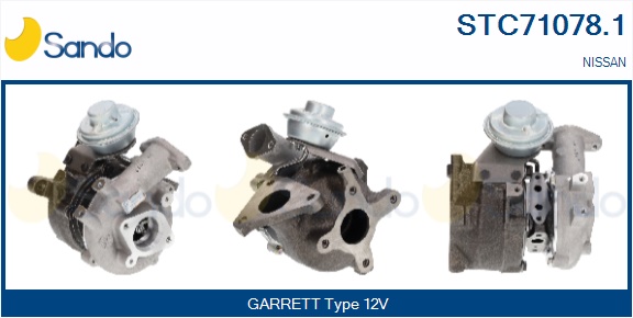 Turbocompressore, sovralimentazione SANDO STC71078.1