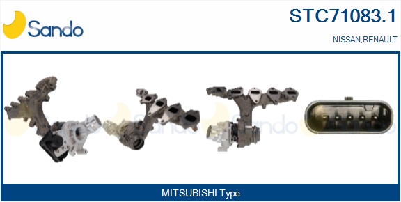 Turbocompressore, sovralimentazione SANDO STC71083.1