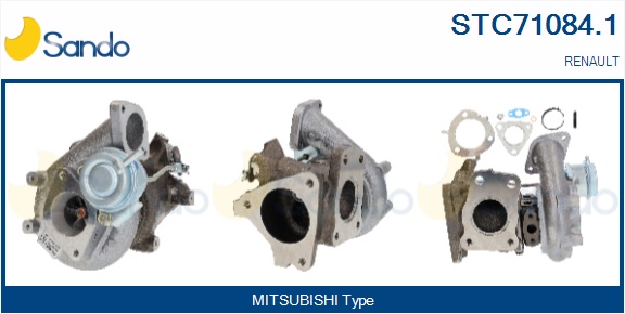 Turbocompressore, sovralimentazione SANDO STC71084.1