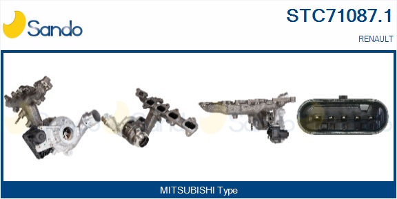 Turbocompressore, sovralimentazione SANDO STC71087.1