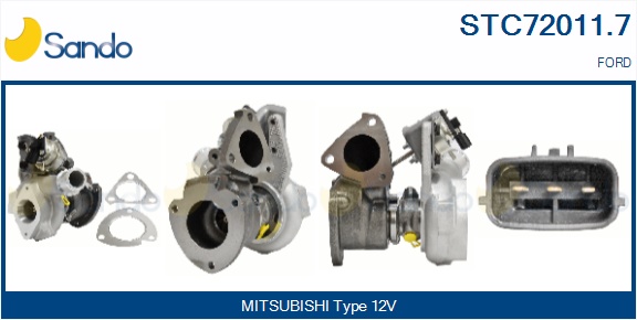 Turbocompressore, sovralimentazione SANDO STC72011.7