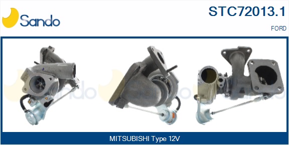 Turbocompressore, sovralimentazione SANDO STC72013.1