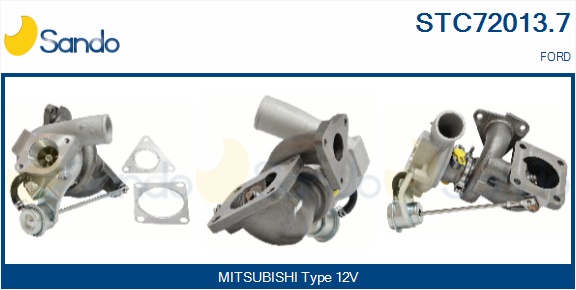 Turbocompressore, sovralimentazione SANDO STC72013.7