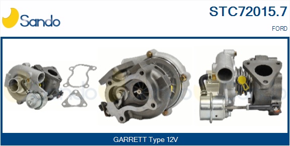 Turbocompressore, sovralimentazione SANDO STC72015.7