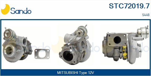 Turbocompressore, sovralimentazione SANDO STC72019.7