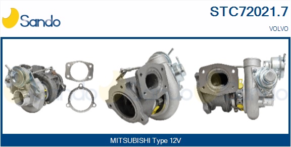 Turbocompressore, sovralimentazione SANDO STC72021.7