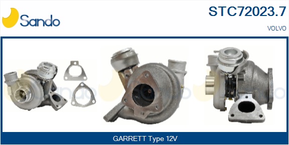Turbocompressore, sovralimentazione SANDO STC72023.7