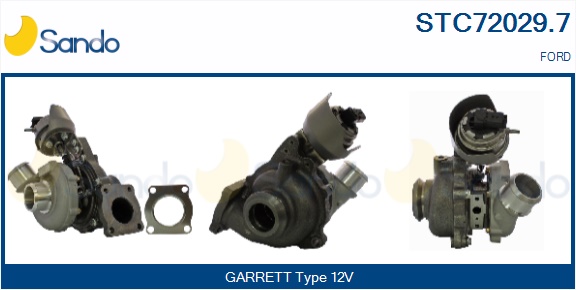 Turbocompressore, sovralimentazione SANDO STC72029.7