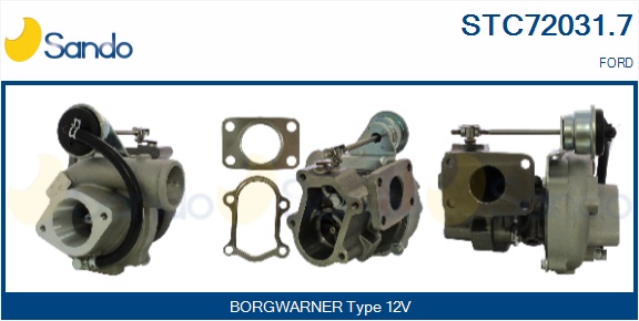 Turbocompressore, sovralimentazione SANDO STC72031.7