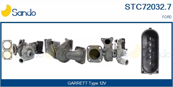 Turbocompressore, sovralimentazione SANDO STC72032.7