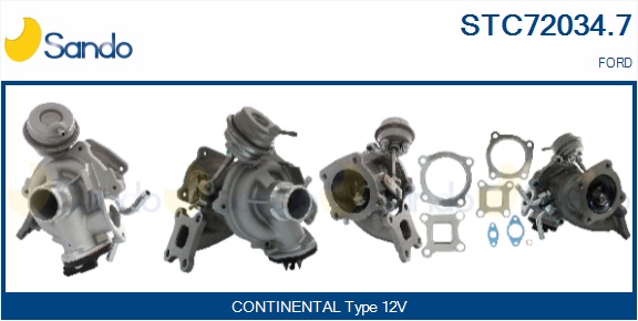 Turbocompressore, sovralimentazione SANDO STC72034.7