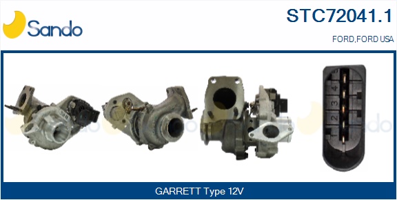 Turbocompressore, sovralimentazione SANDO STC72041.1