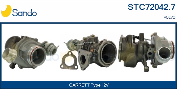 Turbocompressore, sovralimentazione SANDO STC72042.7