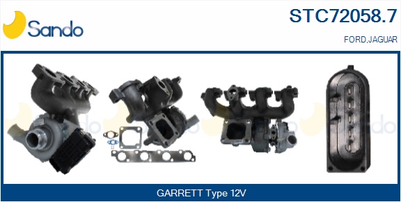 Turbocompressore, sovralimentazione SANDO STC72058.7