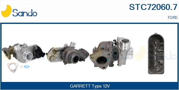 Turbocompressore, sovralimentazione SANDO STC72060.7