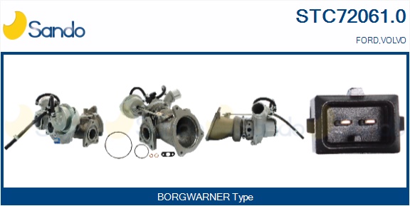 Turbocompressore, sovralimentazione SANDO STC72061.0