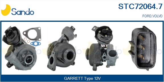Turbocompressore, sovralimentazione SANDO STC72064.7