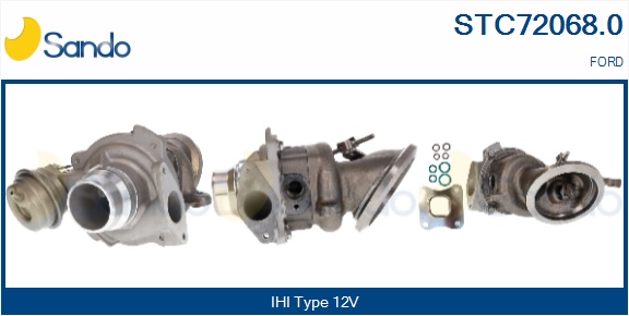 Turbocompressore, sovralimentazione SANDO STC72068.0