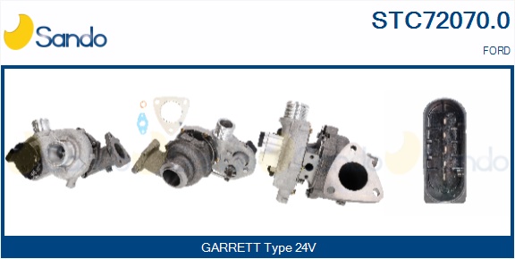 Turbocompressore, sovralimentazione SANDO STC72070.0