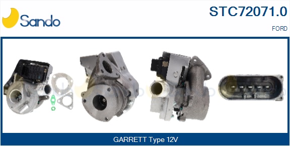 Turbocompressore, sovralimentazione SANDO STC72071.0