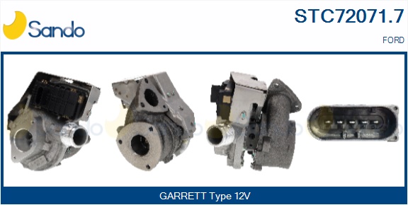 Turbocompressore, sovralimentazione SANDO STC72071.7