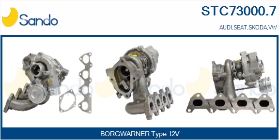 Turbocompressore, sovralimentazione SANDO STC73000.7