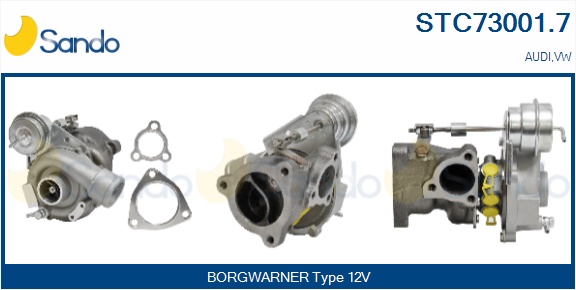 Turbocompressore, sovralimentazione SANDO STC73001.7