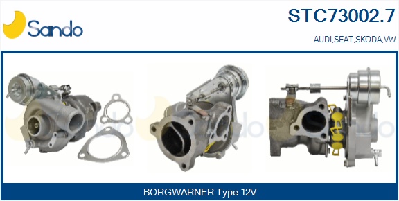 Turbocompressore, sovralimentazione SANDO STC73002.7