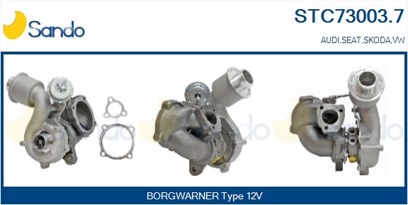 Turbocompressore, sovralimentazione SANDO STC73003.7