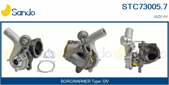 Turbocompressore, sovralimentazione SANDO STC73005.7